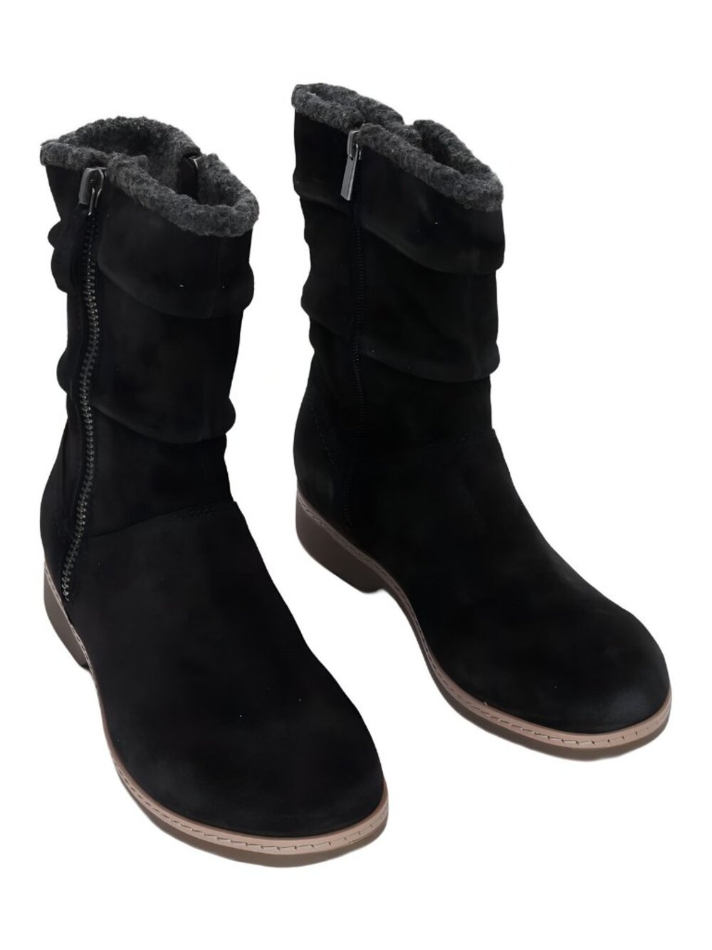 Earth Women's Hyland Cozy Water Repellent Boots Black Sz 8M